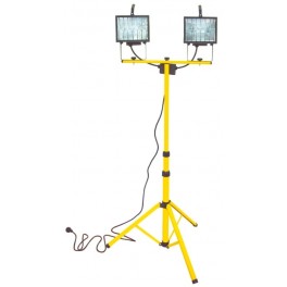 Stavební halogen.světlo 2x500W,teleskop.