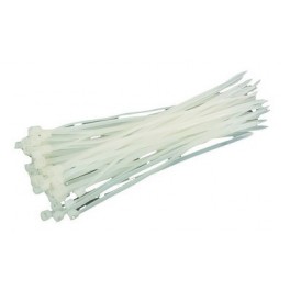 Vázací pásky 400x4.8mm, 50ks bílá